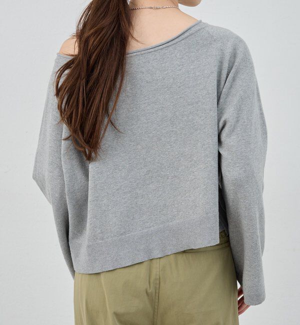  「クロップドルーズニット」|ニット・セーター|