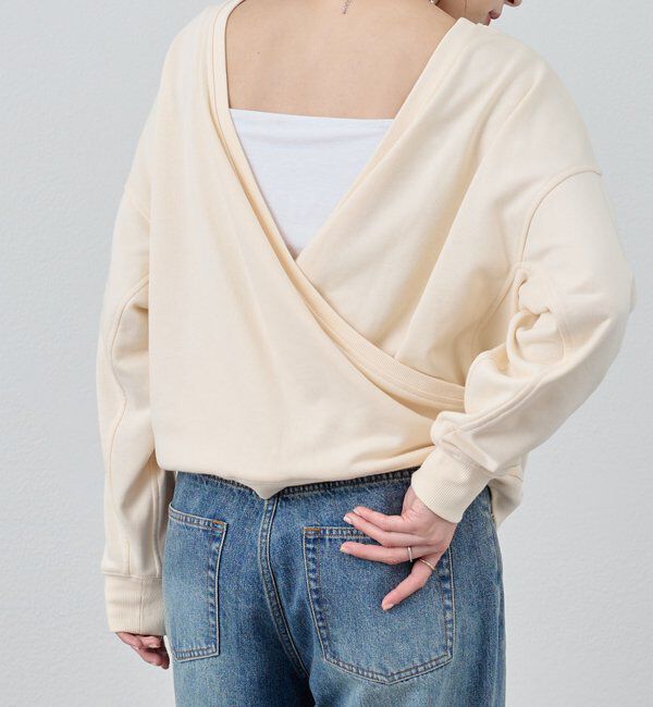  「カシュクールスウェット」|Tシャツ・カットソー|