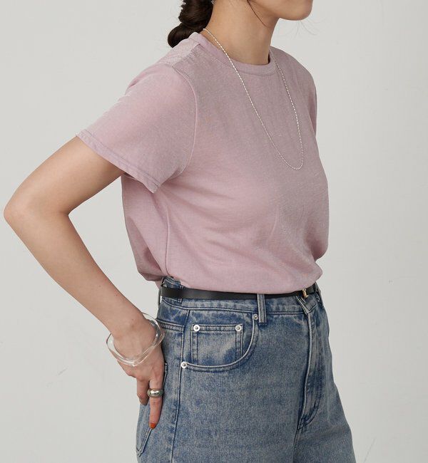  「シャイニー天竺Tシャツ」|Tシャツ・カットソー|