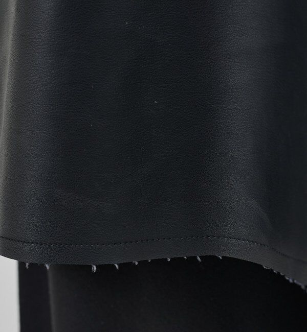  「《レイヤードにも◎》レザーチュニックキャミ」|シャツ・ブラウス|