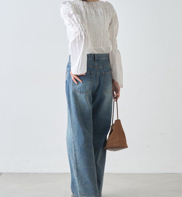  「ウエストデザインデニム」|デニム|