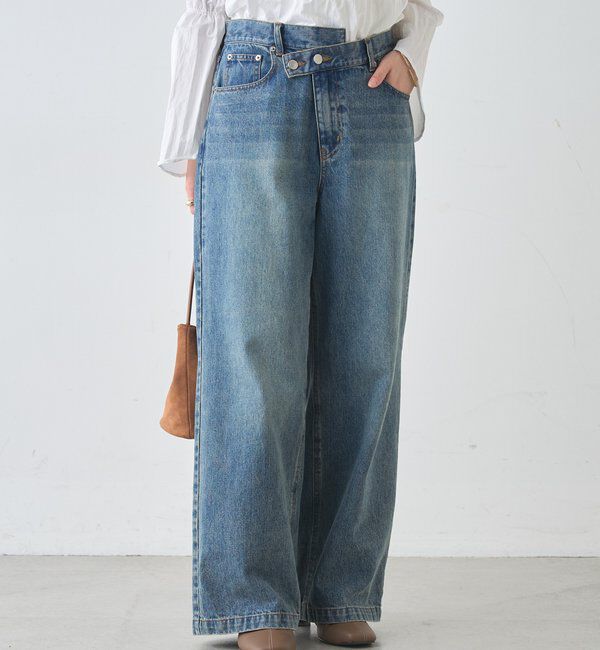  「ウエストデザインデニム」|デニム|