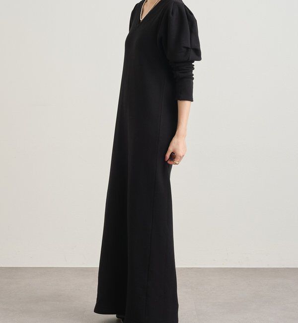  「パフスリーブスウェットワンピース」|ワンピース|