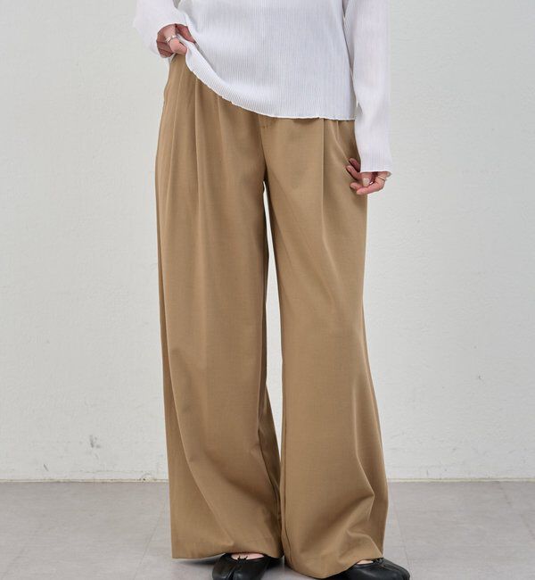  「【インフルエンサー＠tsuru00コラボ】3タックスラックスパンツ」|チノ|