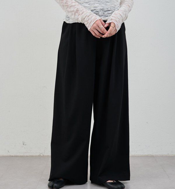  「【インフルエンサー＠tsuru00コラボ】3タックスラックスパンツ」|チノ|