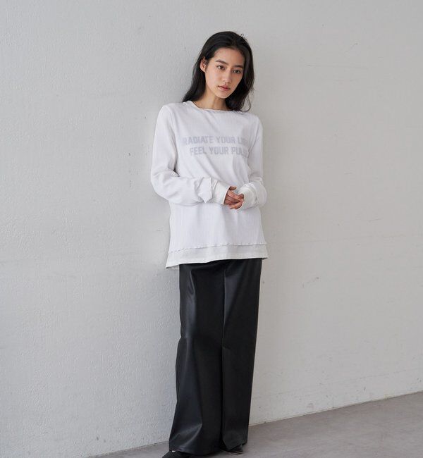  「レザーマキシスカート」|スカート|