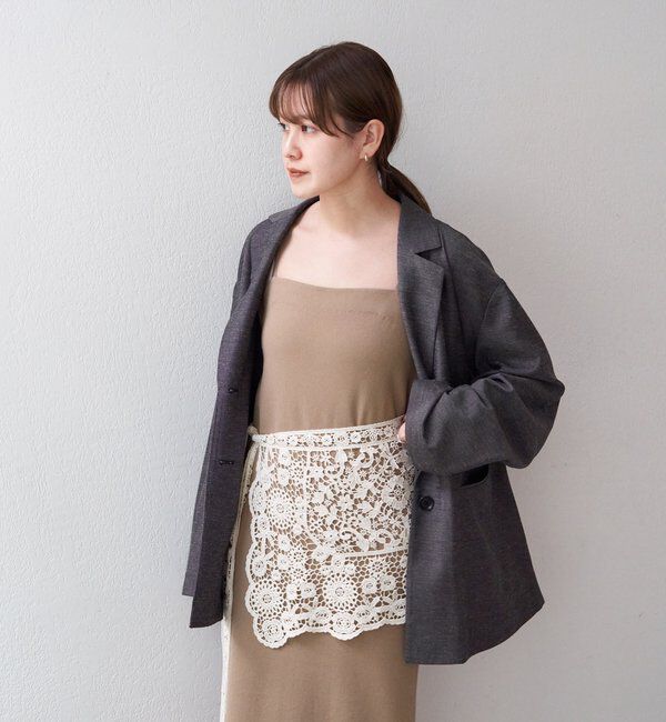  「総針ニットキャミワンピース」|ワンピース|