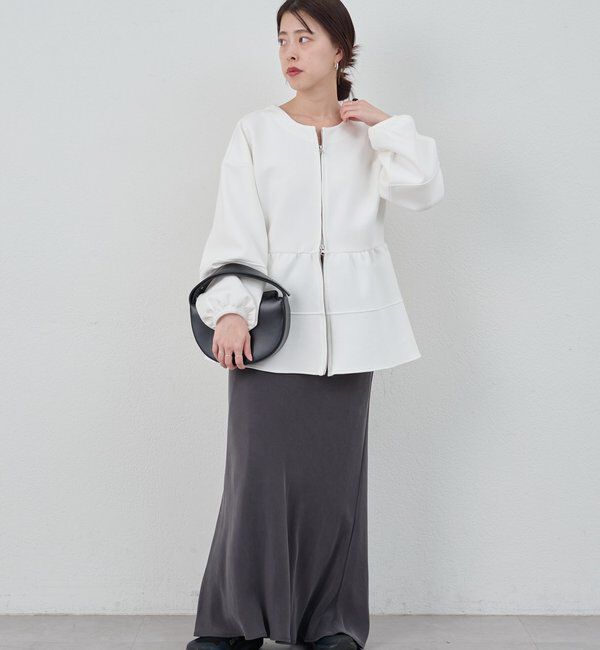  「ポンチペプラムトップス」|Tシャツ・カットソー|