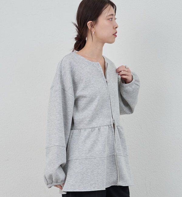  「ポンチペプラムトップス」|Tシャツ・カットソー|