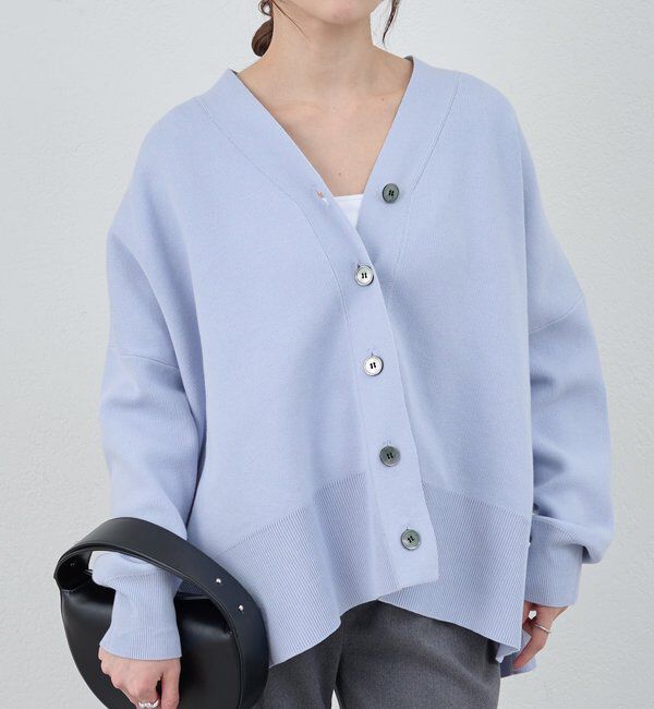  「コットンスムースカーディガン」|カーディガン|