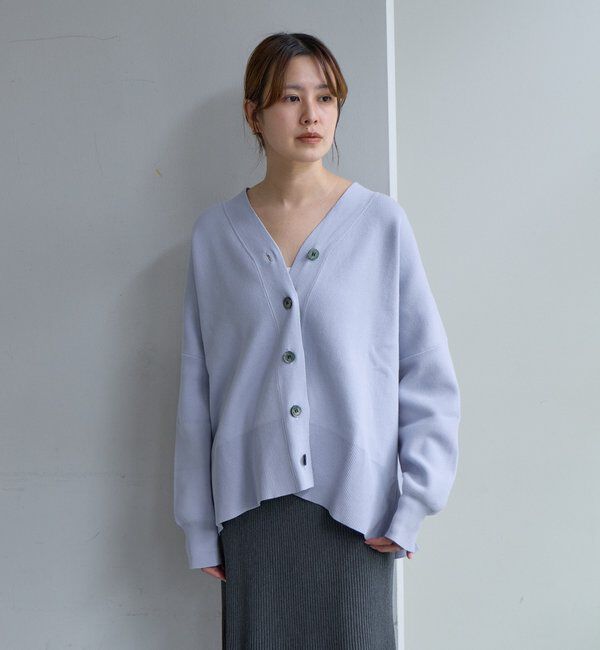  「コットンスムースカーディガン」|カーディガン|