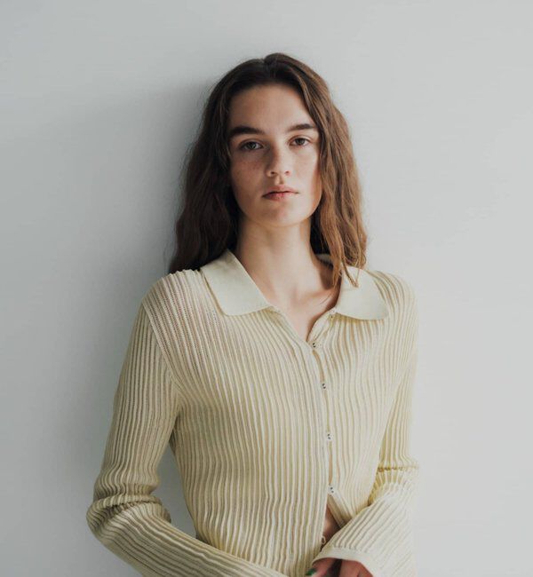  「【Pasterip】ポロニットサマーカーディガン」|カーディガン|