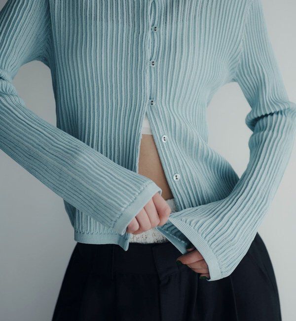  「【Pasterip】ポロニットサマーカーディガン」|カーディガン|