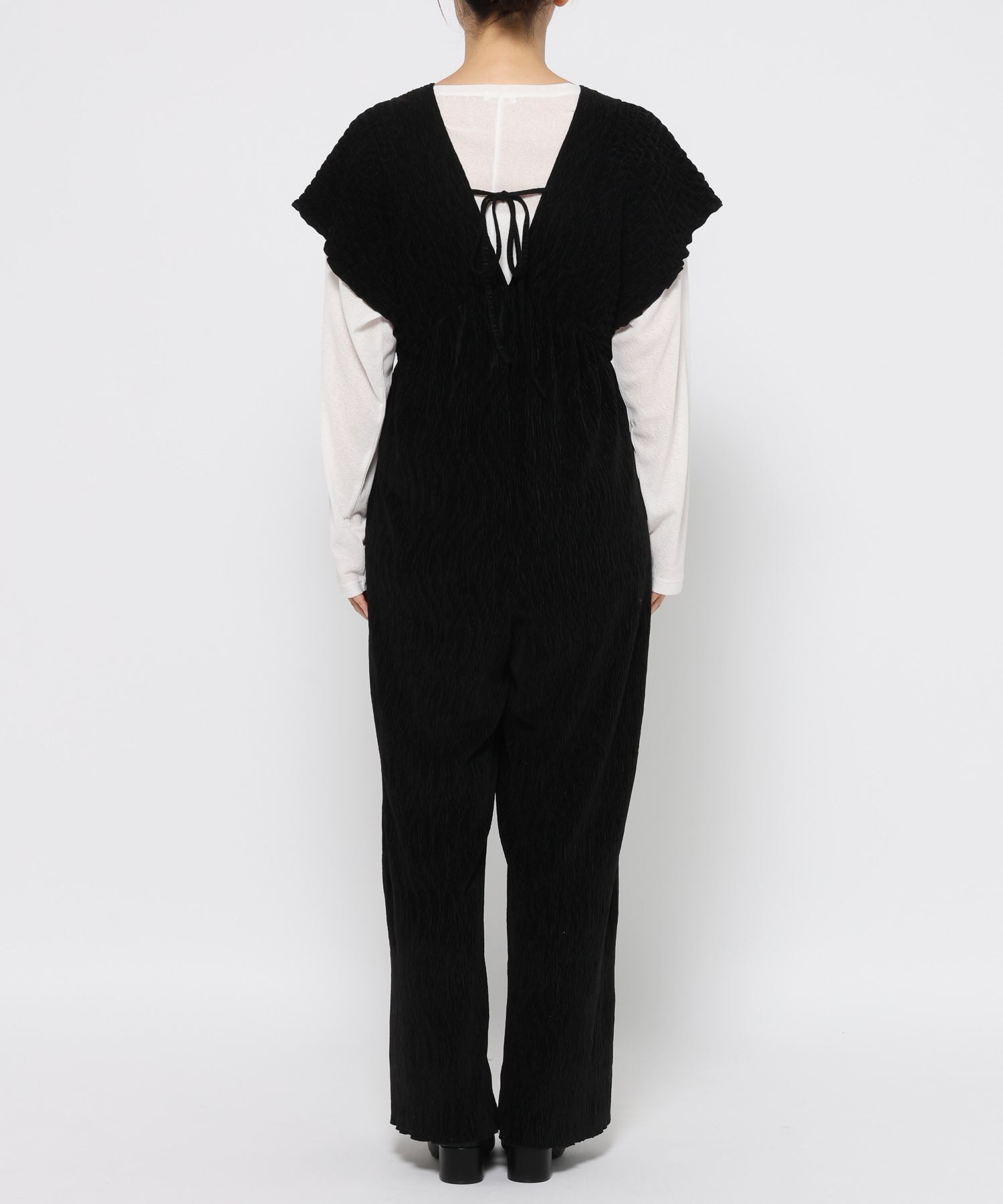 LOWRYS FARM「シャーリングベロアサロペ」|ワンピース|