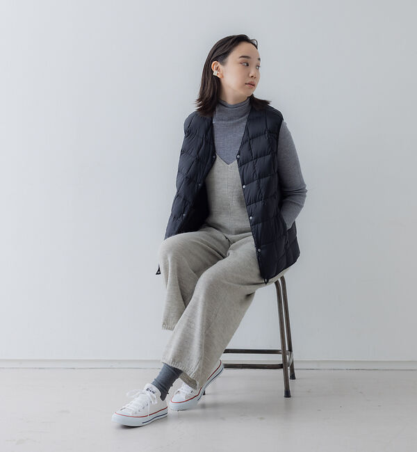 collex「ナチュラルファインヤーンニットコンビネゾン」|オールインワン|