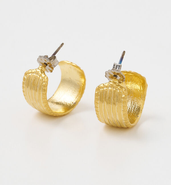 collex「【Ljud/ユード】ミルフレームピアス」|ピアス|ゴールド