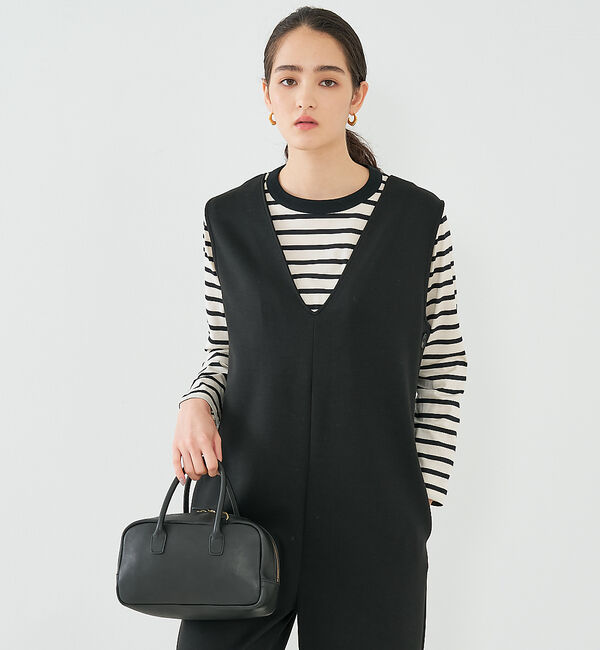 collex「ダンボールニットサロペット」|オールインワン|