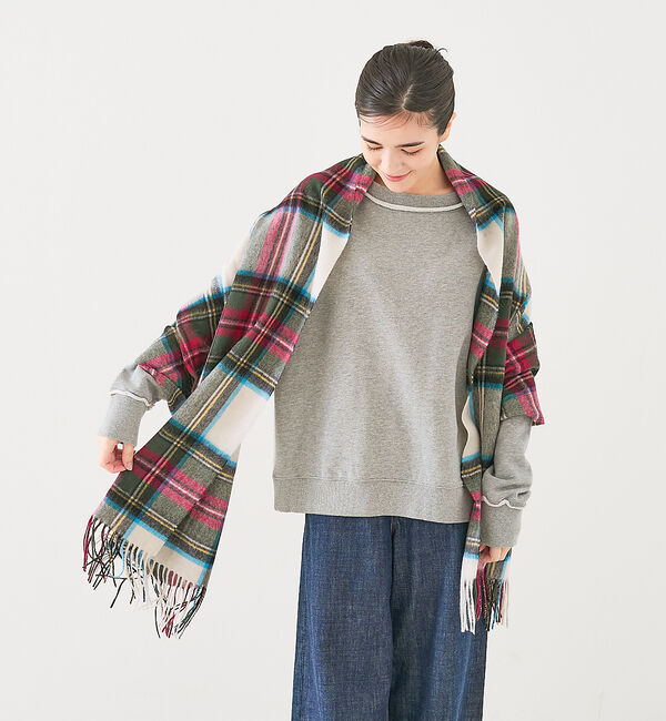 collex「ウールチェックマフラー」|マフラー|