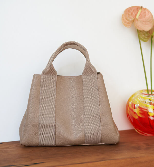 collex「【Varje Dag】3WAY スクエアトートバッグ」|トートバッグ|ベージュ