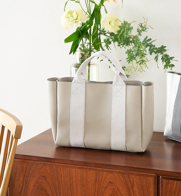 collex「【Varje Dag】3WAY スクエアトートバッグ」|トートバッグ|グレージュ