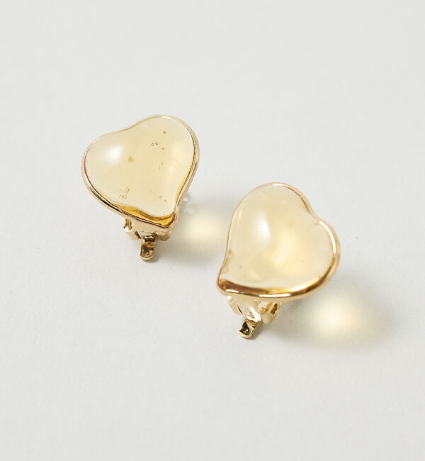 collex「【Elodie Pavie】ガラスハートイヤリング」|ピアス|