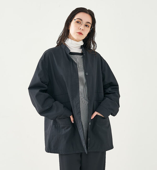 collex「ギャザージップアップブルゾン」|ブルゾン・スタジャン|