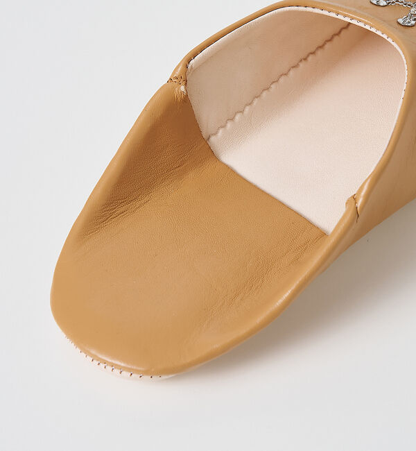 collex「ビーズバブーシュ 羊革 モロッコ製 スリッパ ルームシューズ 室内履き」|本・CD・DVD|