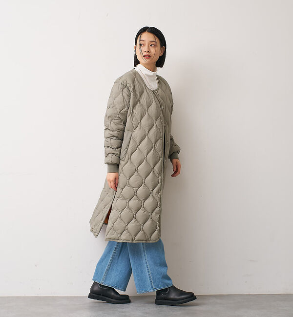 collex「【TAION】 オーバーサイズ ダウン ロングジャケット」|ダウン|
