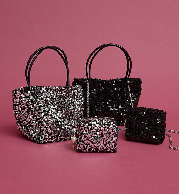 collex「【WEB限定】スパンコール2WAYミニトートバッグ」|ショルダー・メッセンジャー|