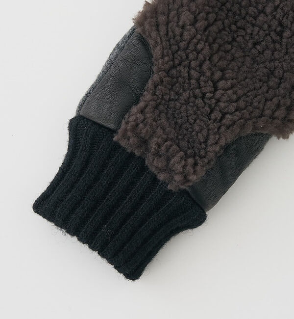 collex「【福田手袋】【タッチパネル対応】ボアミトングローブ」|手袋|