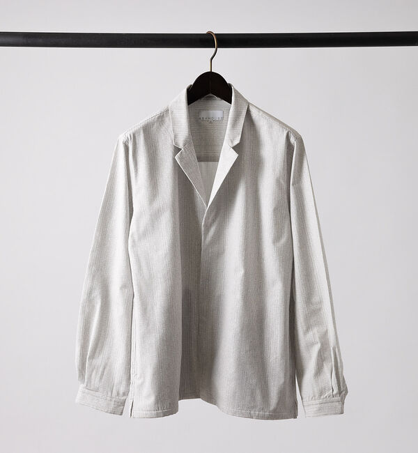 ABAHOUSE「【セットアップ対応】CASTELLO DOTS テーラーシャツ」|シャツ・ブラウス|ベージュ