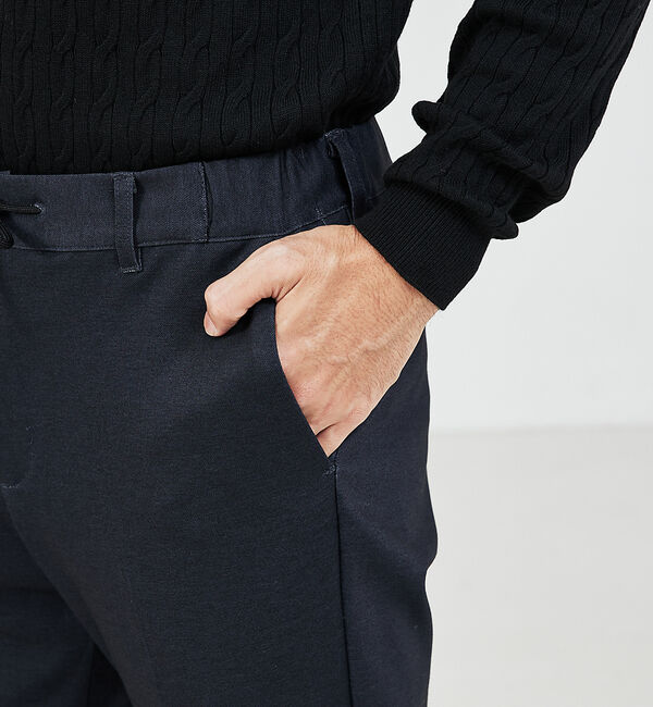 ABAHOUSE「【セットアップ対応】ポンチ イージー スラックス パンツ」|スラックス|