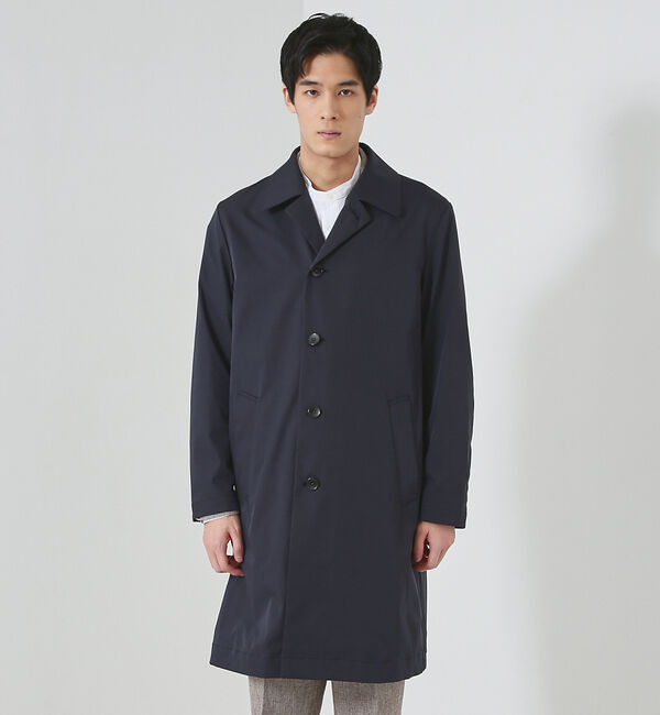 ABAHOUSE「【LIMONTA】マルチストレッチ ステンカラーコート / スプリングコート」|ステンカラーコート|