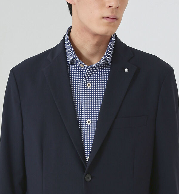 ABAHOUSE「【セットアップ対応/FLEX JACKET】トリコットツイル マルチストレッチ」|テーラードジャケット|