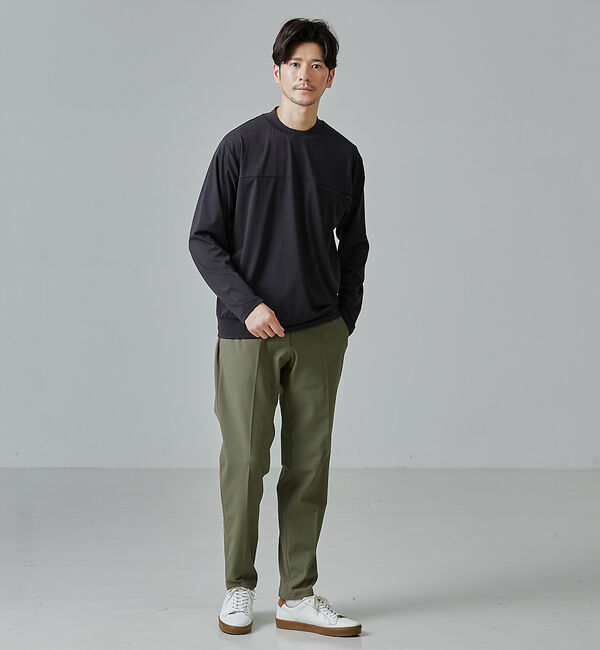 ABAHOUSE「【セットアップ対応/FLEX PANTS】マルチストレッチ イージースラックス」|スラックス|