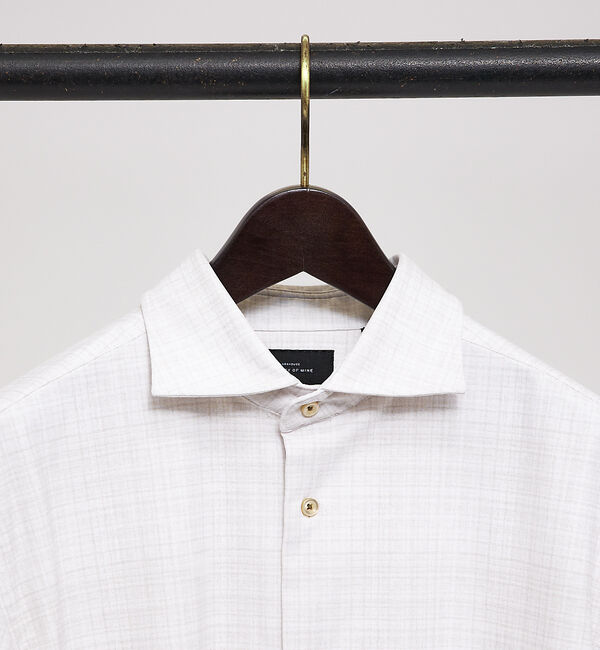 ABAHOUSE「【FLEX SHIRTS】接触冷感 スラブチェック 半袖シャツ」|シャツ・ブラウス|