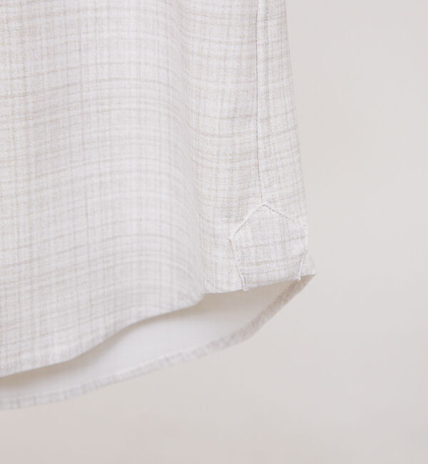 ABAHOUSE「【FLEX SHIRTS】接触冷感 スラブチェック 半袖シャツ」|シャツ・ブラウス|