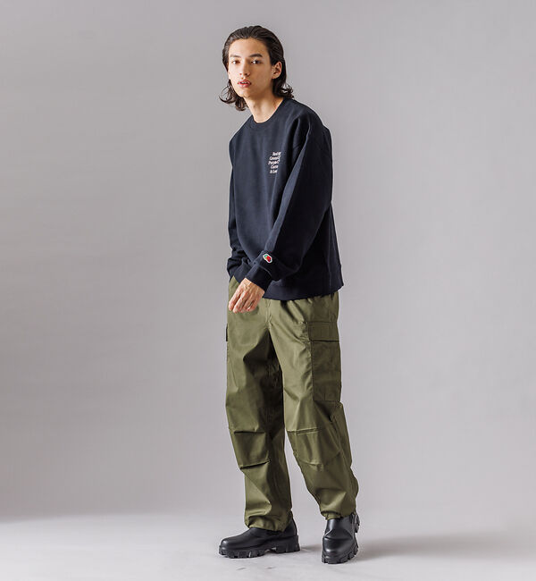 ABAHOUSE「【FRUIT OF THE LOOM】タイポグラフィ ヘビーオンス ルーズ クル」|スウェット・ジャージ|