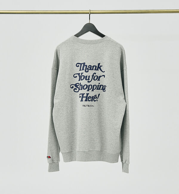 ABAHOUSE「【FRUIT OF THE LOOM】タイポグラフィ ヘビーオンス ルーズ クル」|スウェット・ジャージ|