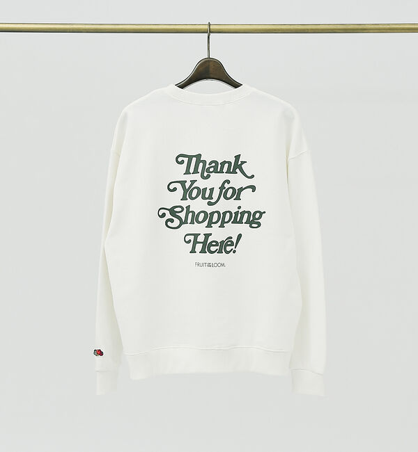 ABAHOUSE「【FRUIT OF THE LOOM】タイポグラフィ ヘビーオンス ルーズ クル」|スウェット・ジャージ|
