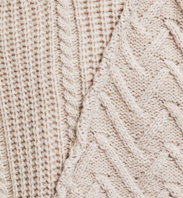 ABAHOUSE「【AH ABAHOUSE】ハンドステッチ プルオーバー ニット」|ニット・セーター|