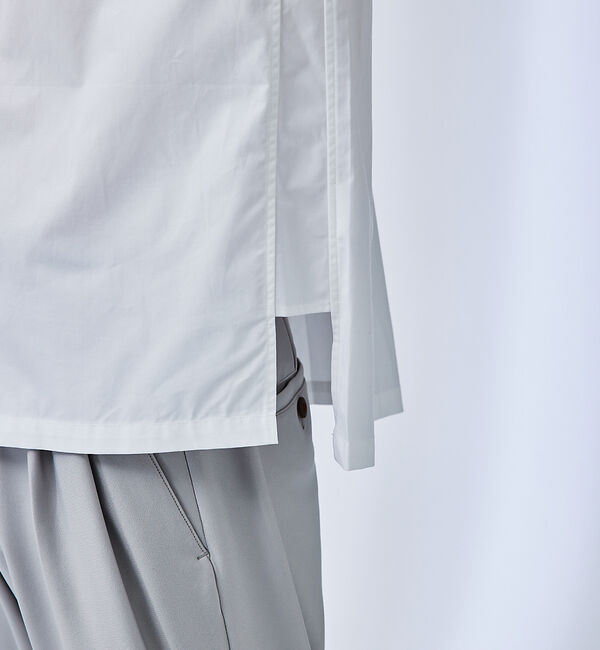 ABAHOUSE「センタータック バンドカラーシャツ」|シャツ・ブラウス|