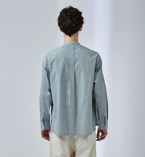 ABAHOUSE「センタータック バンドカラーシャツ」|シャツ・ブラウス|