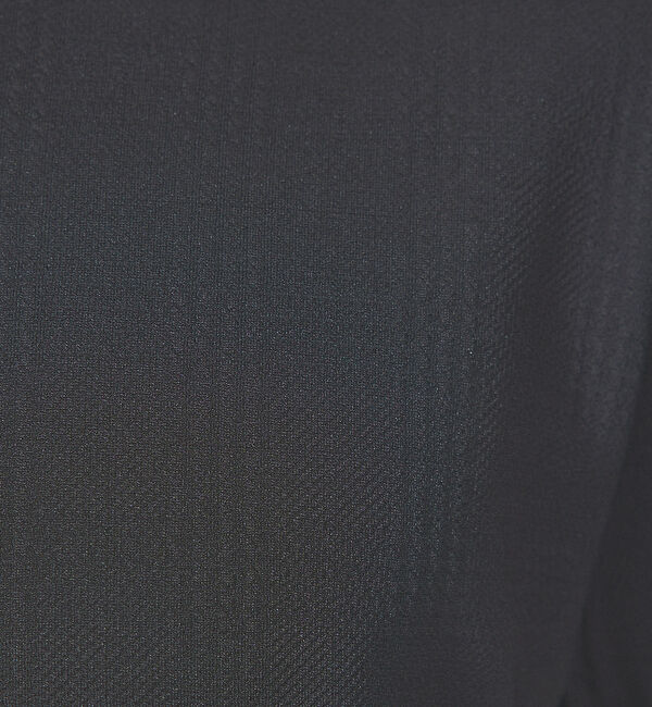 ABAHOUSE「【チェック柄】ジャガード Vネック 半袖 Tシャツ」|Tシャツ・カットソー|