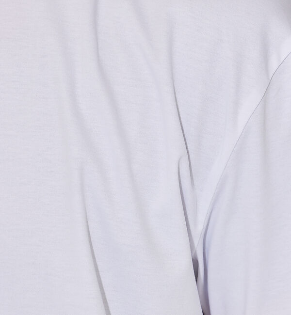 ABAHOUSE「【コットンシルケット】ポンチ クルーネック Tシャツ」|Tシャツ・カットソー|