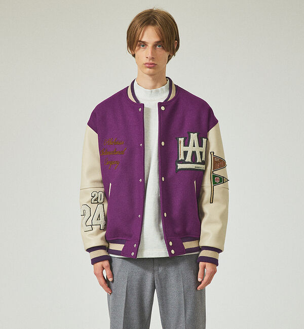 ABAHOUSE「【40周年】スタジアムジャンパー」|ブルゾン・スタジャン|