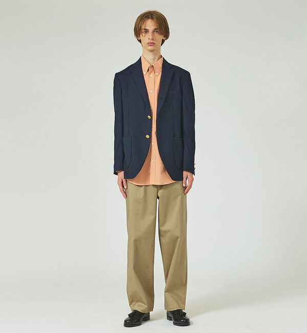 ABAHOUSE「【40周年】T/Wツイル ネイビーブレザー」|その他|