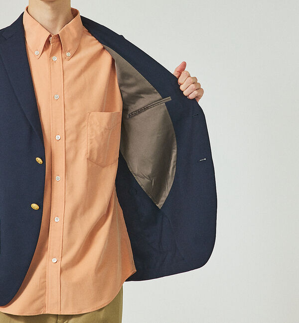 ABAHOUSE「【40周年】T/Wツイル ネイビーブレザー」|その他|