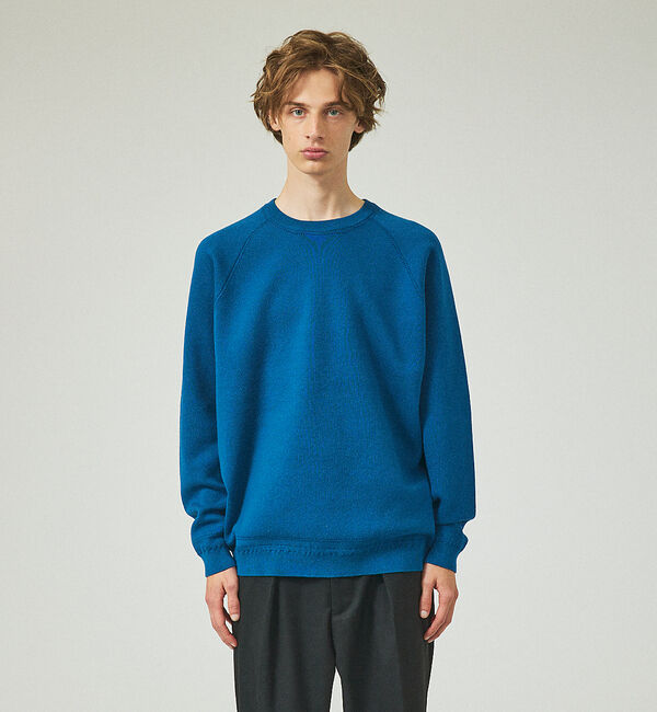 ABAHOUSE「【ニットスウェット】ハイショクステッチ ジャガードプルオーバー」|ニット・セーター|