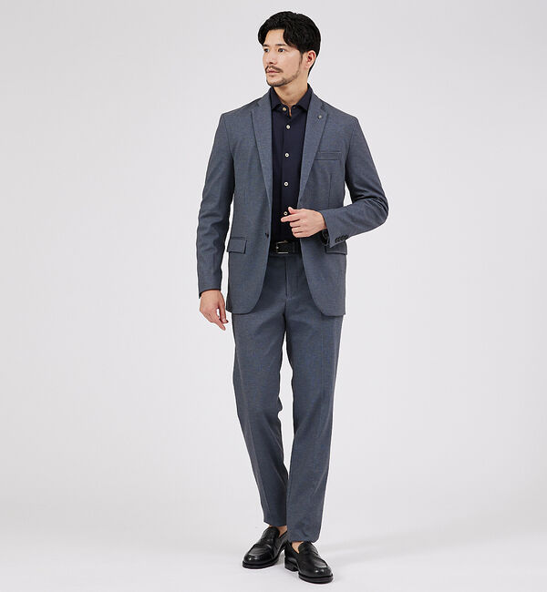 ABAHOUSE「【セットアップ対応】ストレッチポンチ スラックス」|スラックス|